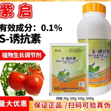 新瑞丰紫启S-诱抗素0.1%番茄调节生长正品农药植物生长