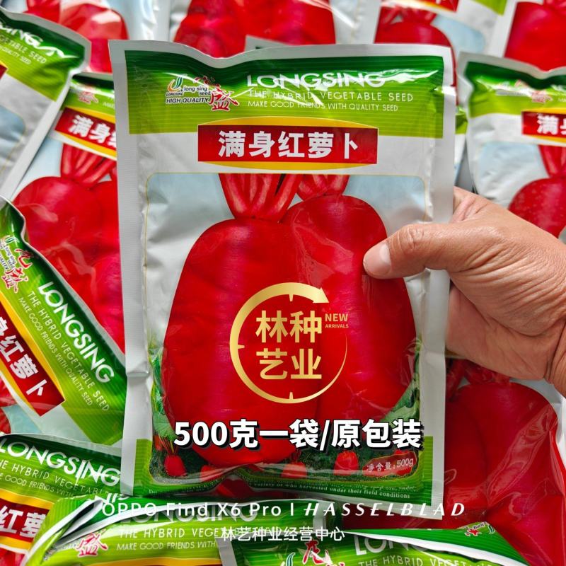 满身红萝卜种子四川龙盛细嫩脆爽耐热抗病农家夏秋播种