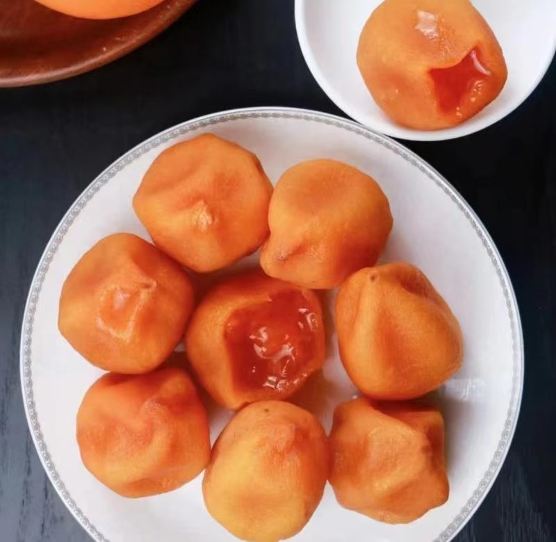 陕西半干柿饼冰柿富平冰柿冻柿子富平柿饼