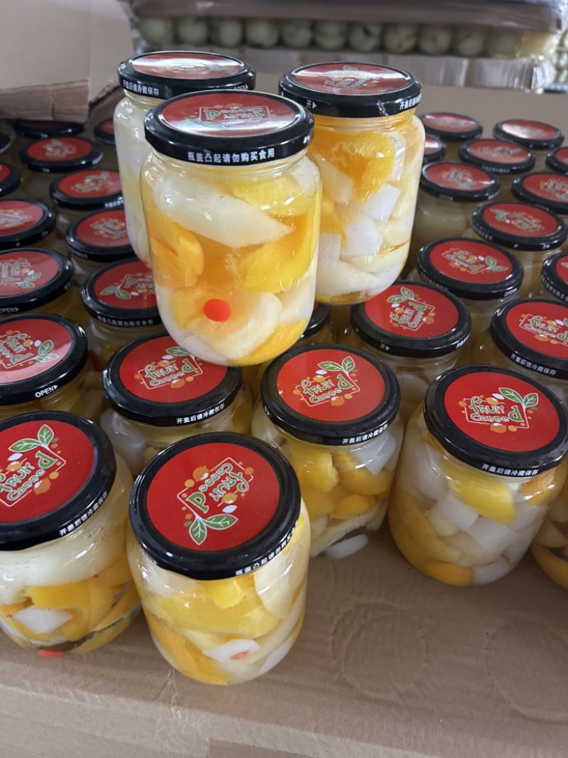什锦水果罐头厂家直发大量上市欢迎各位老板联系