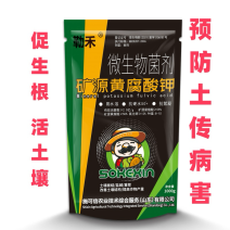 矿源黄腐酸钾水溶肥生根壮苗改良土壤防土传病害微生物菌剂
