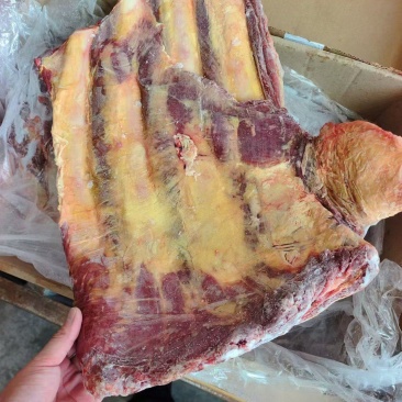 牛肋排，瘦度高，4肋牛肋排，可定制切块，地摊牛排的选品