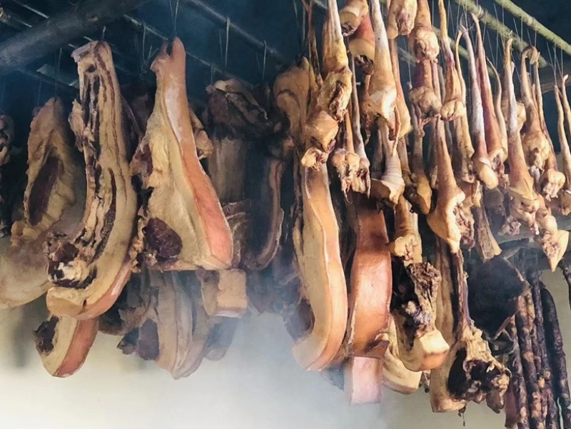 黑猪腊肉云阳大块腊肉高山散养黑猪非遗