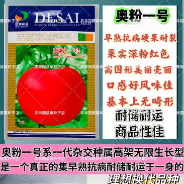 奥粉一号番茄种子大果抗病硬果耐裂耐运输番茄种子露地西红柿
