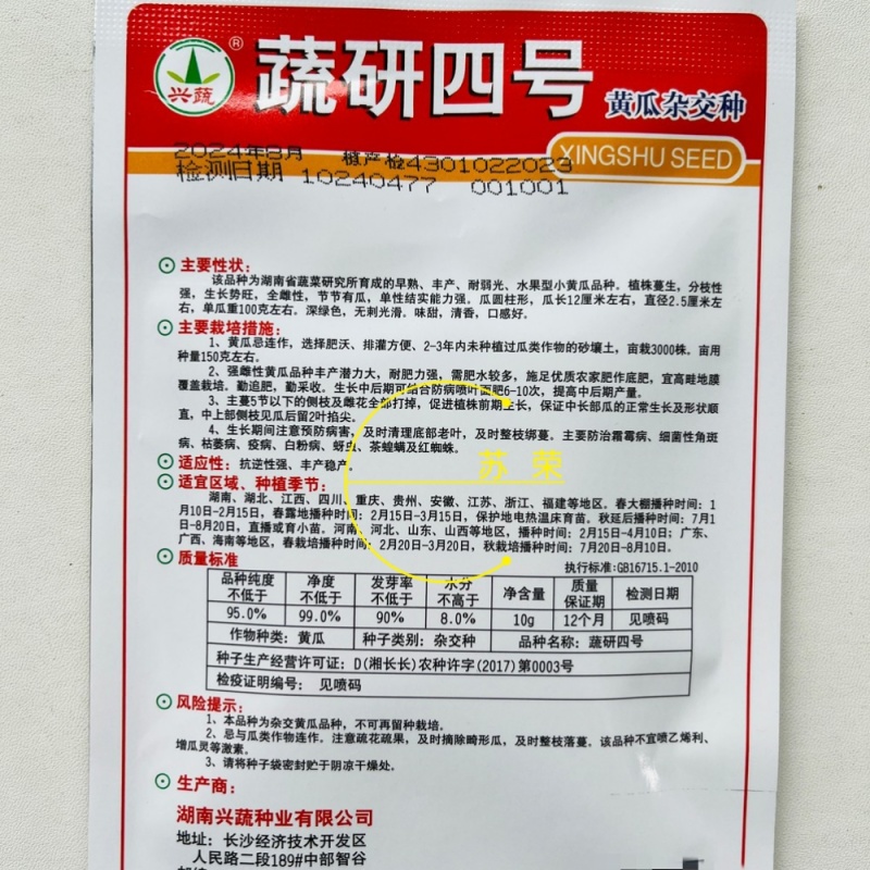蔬研四号水果黄瓜种子无刺小油瓜耐寒全雌四季脆甜迷你小黄瓜