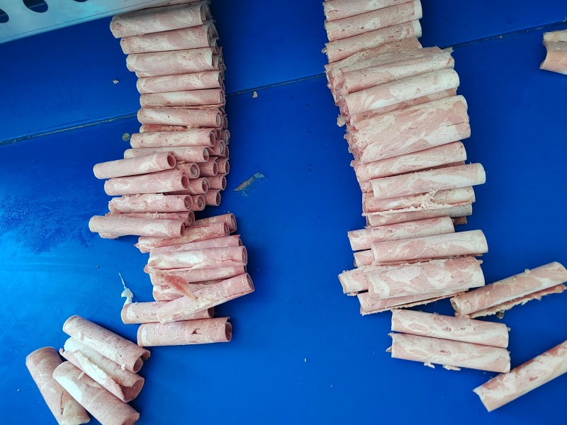 清真原切羊肉卷羊肉砖纯干