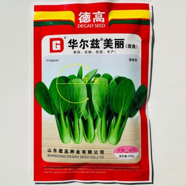 德高华尔兹美丽青梗菜种子耐热耐湿油亮青菜种子耐高温易捆
