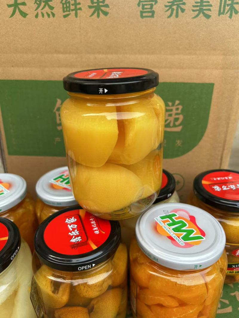 各种水果罐头，最新生产有需要的老板欢迎前来订购