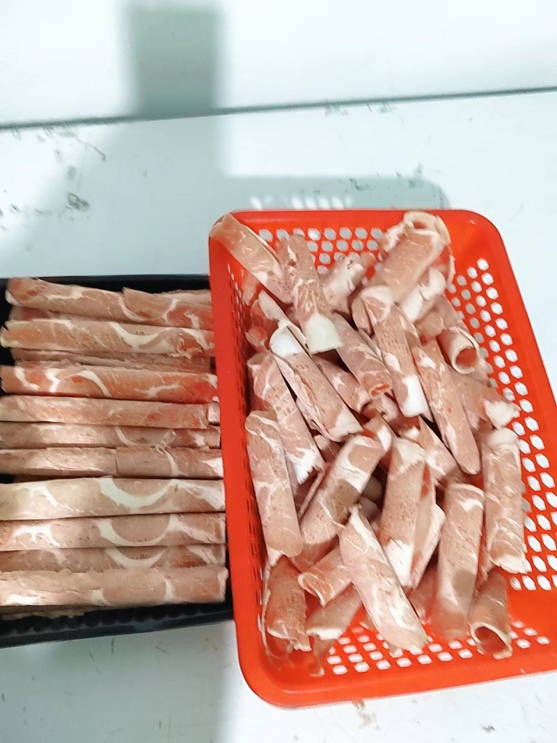 【原切0添加】清真纯干羊肉卷砖涮羊肉片火锅餐饮