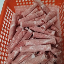 【原切0添加】清真纯干羊肉卷砖涮羊肉片火锅餐饮