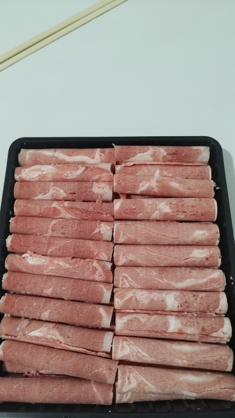 0添加纯干原切羊肉卷砖清真