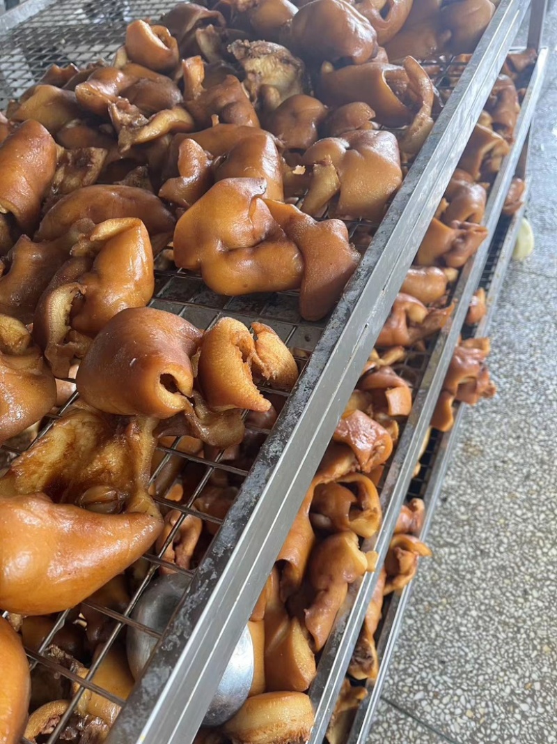 全熟卤猪头肉60斤/箱全国可发