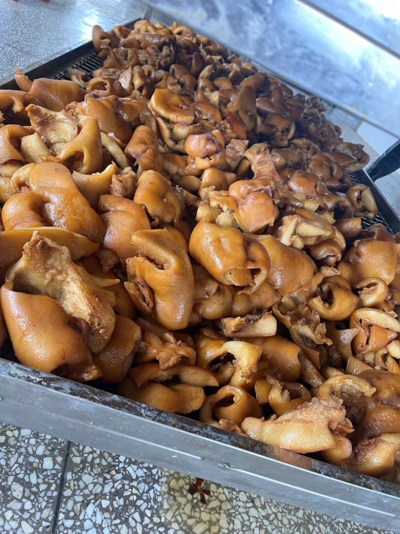 全熟卤猪头肉60斤/箱全国可发