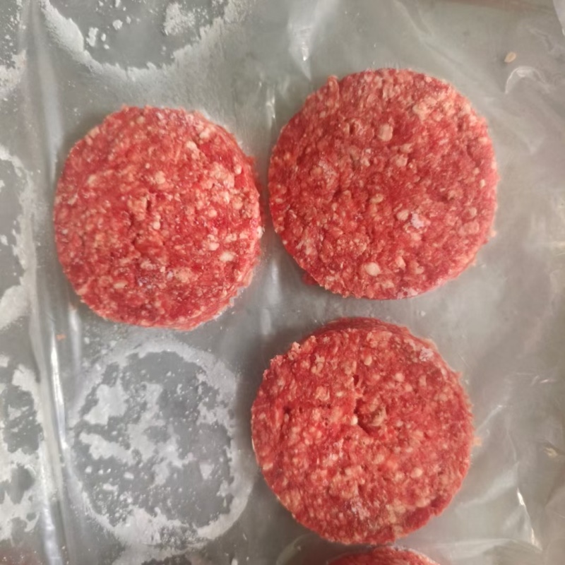 清真黑胡椒汉堡饼每一片都是独立包装厂家直发一手货源