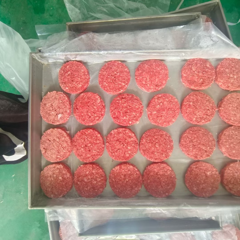 清真黑胡椒汉堡饼每一片都是独立包装厂家直发一手货源