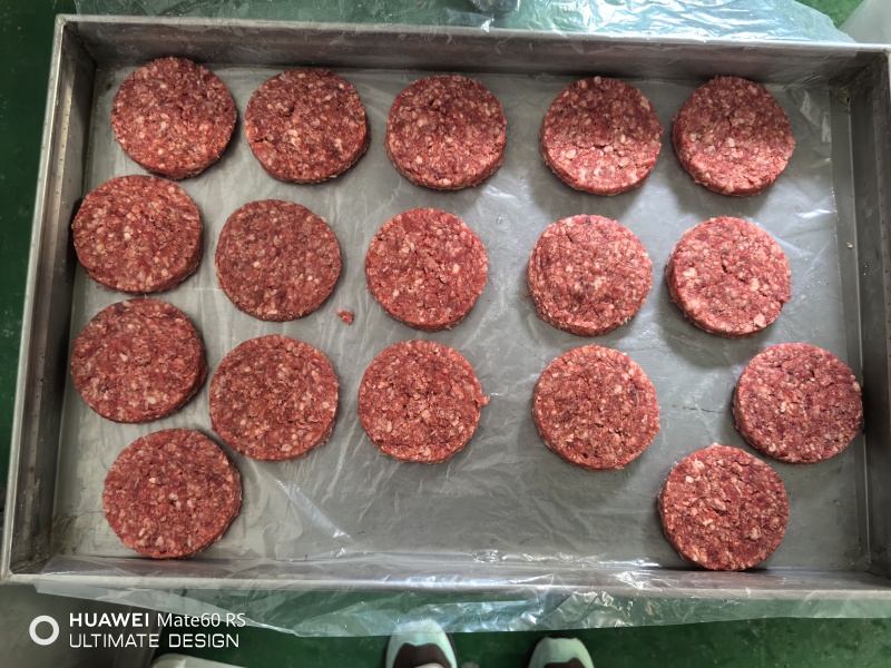 清真黑胡椒汉堡饼每一片都是独立包装厂家直发一手货源