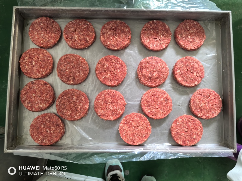 清真黑胡椒汉堡饼每一片都是独立包装厂家直发一手货源