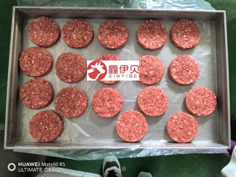 清真黑胡椒汉堡饼每一片都是独立包装厂家直发一手货源