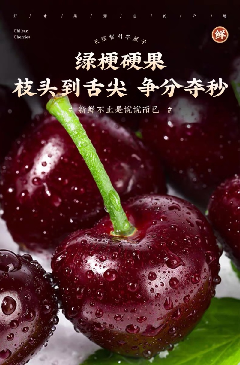 车厘子一件代发对接各平台电商直播团购包邮包售后可仓播