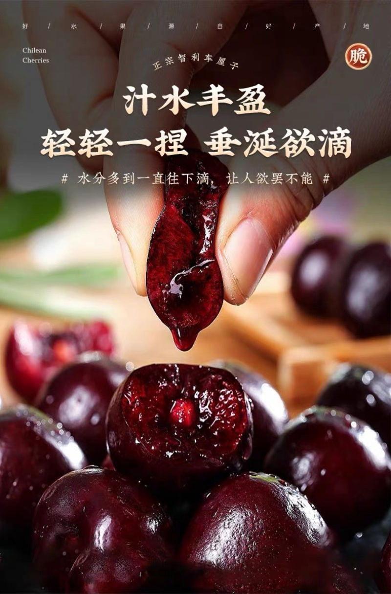 车厘子一件代发包邮包售后对接电商直播团购可仓播