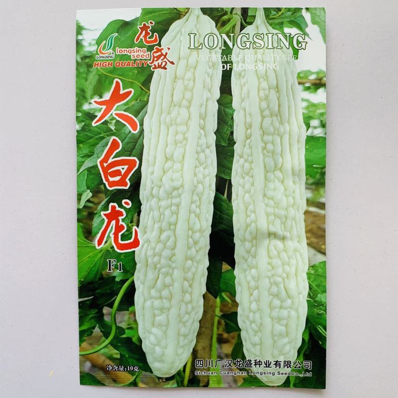 大白苦瓜种子早中熟白皮苦瓜种籽长棒形厚肉春播大田高