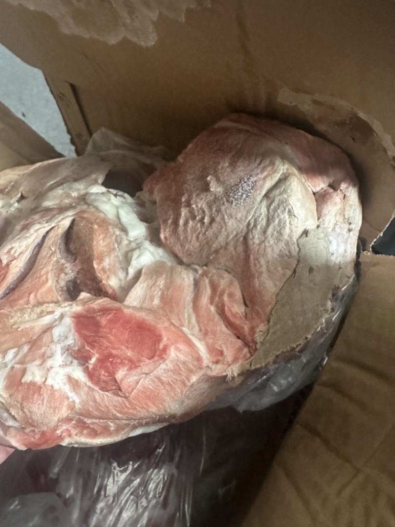 冻猪肉，前尖后尖，腔，排骨，肋排边（修下来的边角料）