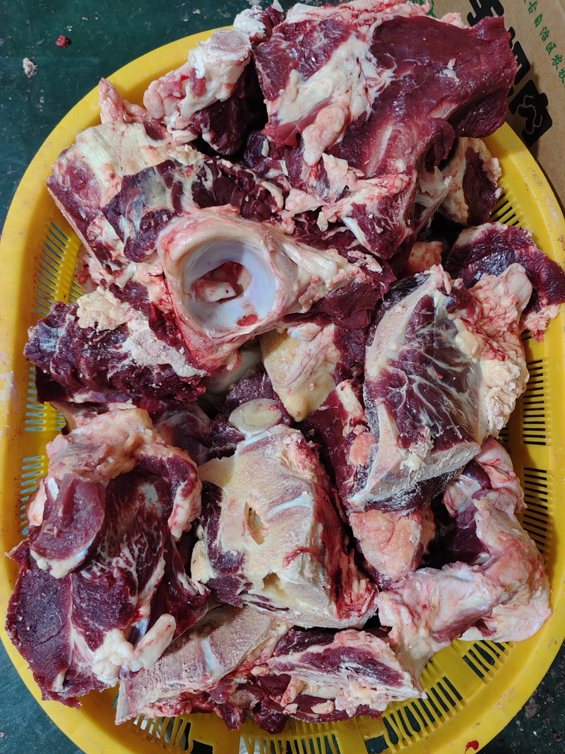 【牛手把肉】当地草原黄牛的大骨！鲜干速冻！适合煲汤或手抓