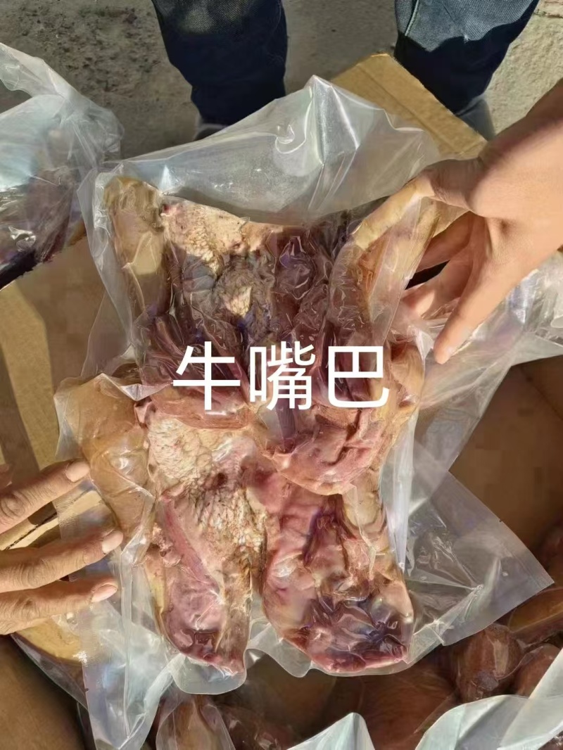 厂家去骨熟牛嘴肉跑江湖地摊散装整箱冻全熟商用批发黄牛肉