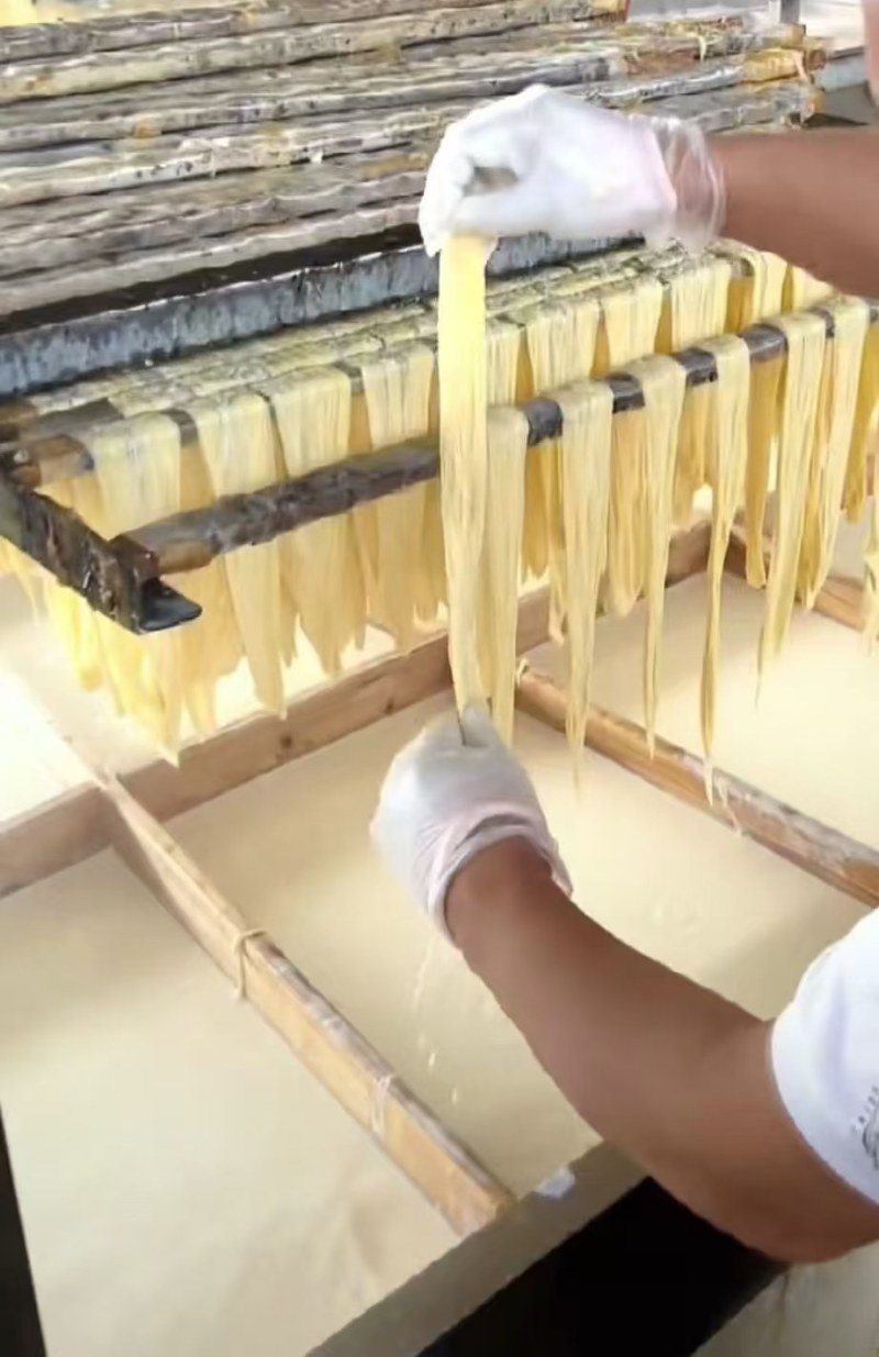 纯手工制作农家腐竹
