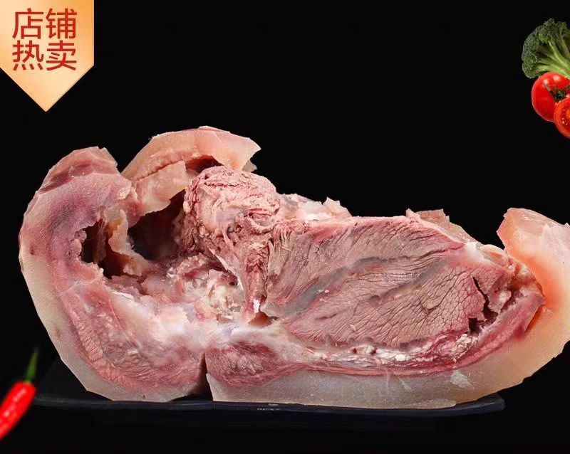 牛头肉半产品冷冻牛头批发牛脸肉牛头整半边