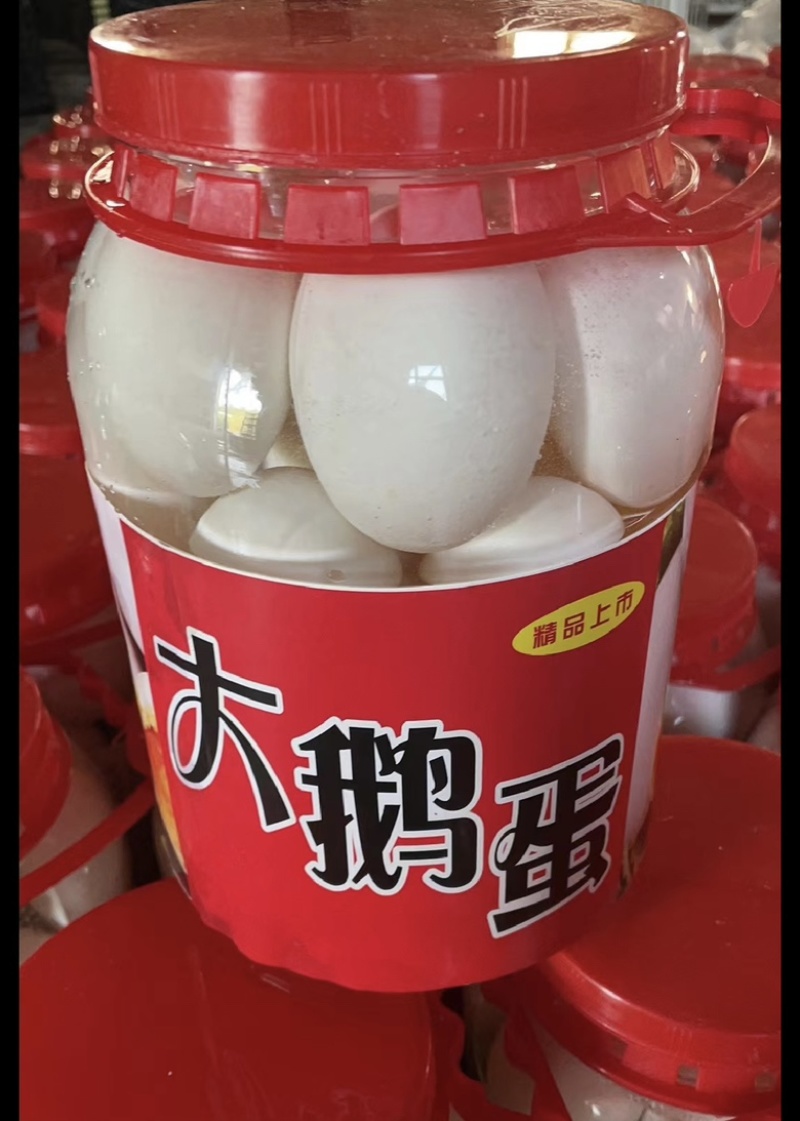 鹅蛋，桶装蛋，农村土特产雁鹅蛋