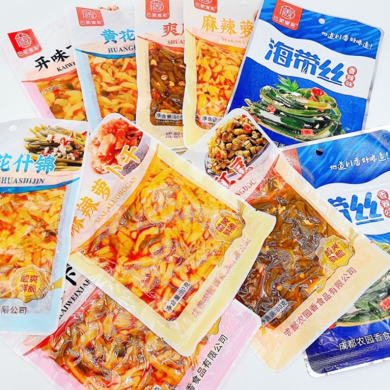 下饭菜麻辣萝卜海带丝榨菜