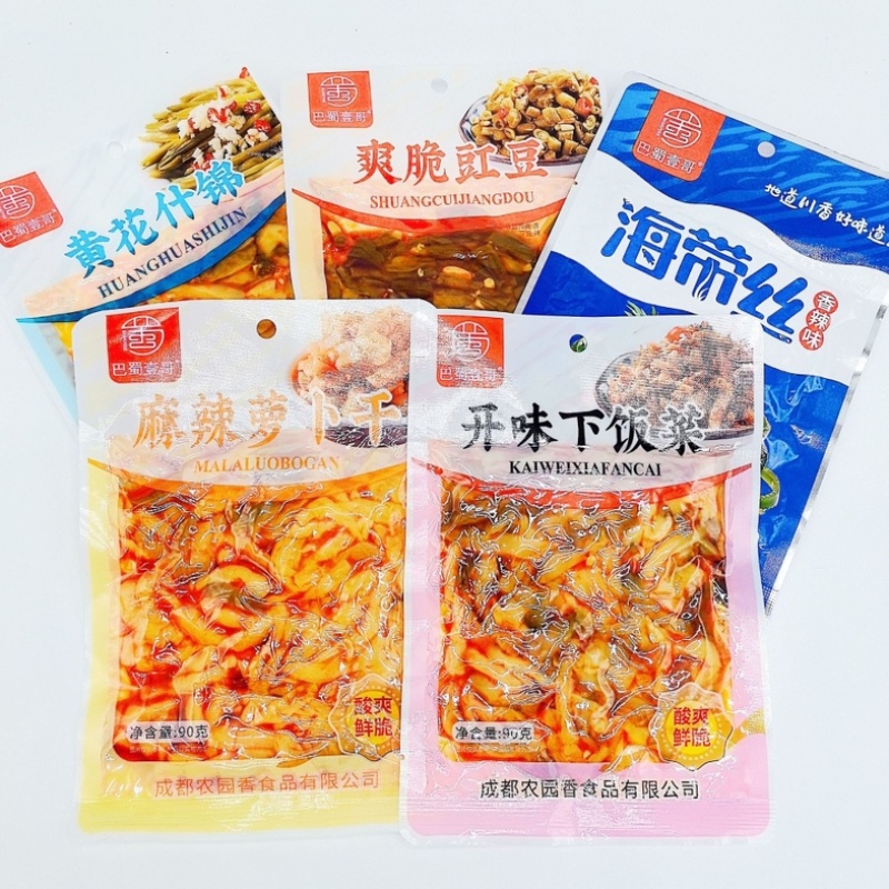 下饭菜麻辣萝卜海带丝榨菜