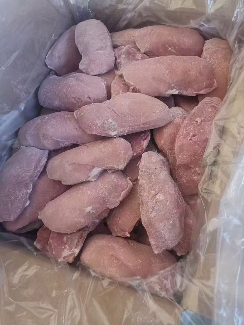 鸭胸肉鸭脯单冻去皮鸭胸肉货源稳定可出口定制