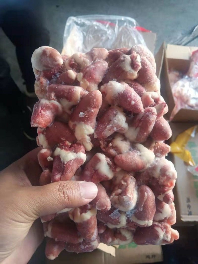 鸡心肉食鸡817老母鸡鸡心手续齐算板冻小包装厂家直发