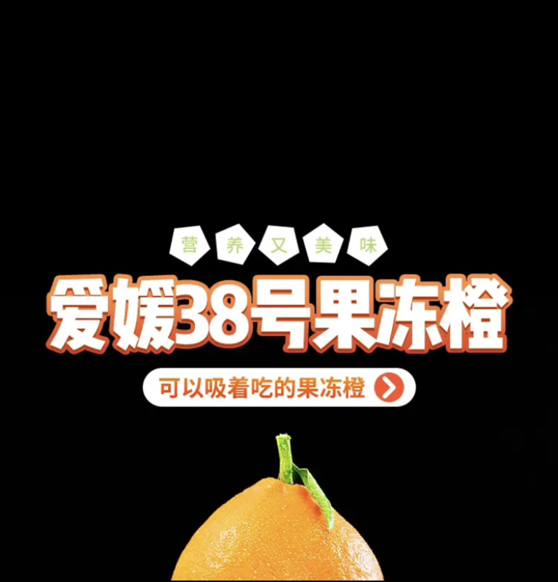 爱媛38果冻橙，现摘现发，一件代发，整车。打包售后无忧。