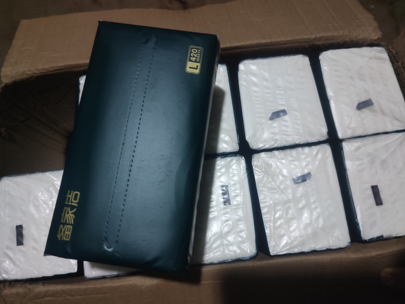 备家洁420张原生木浆抽纸大包实惠装整箱20包大容量五层