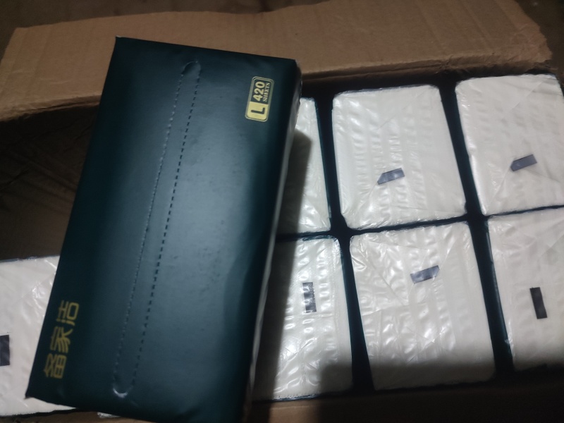 备家洁420张原生木浆抽纸大包实惠装整箱20包大容量五层