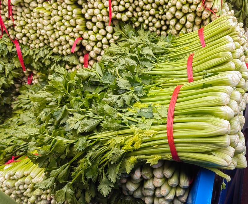西芹陕西大棚芹菜玻璃翠芹菜批发产地直供高品质低价位