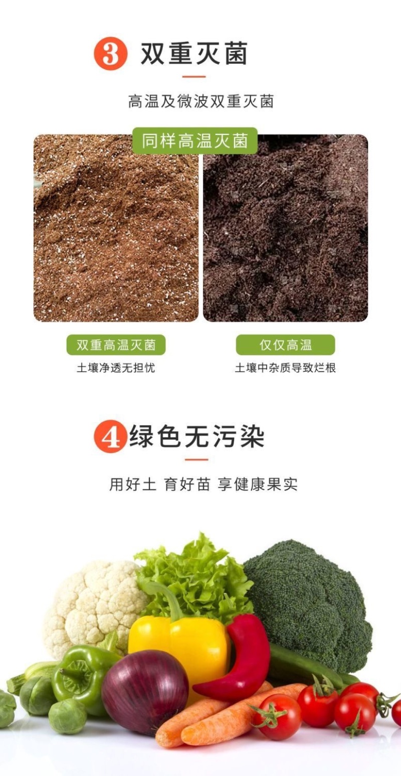 育苗基质栽培基质花卉营养土50L蔬菜瓜果花卉通用型