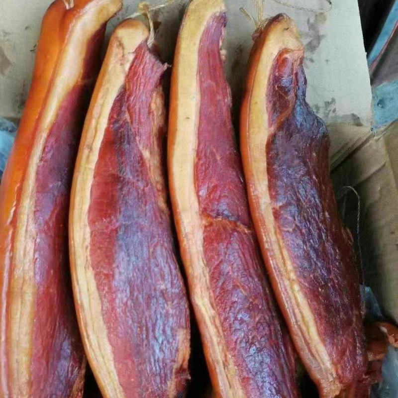 烟薰腊肉农家土猪腊肉川味腊肉，二刀后腿腊肉真空腊肉批发
