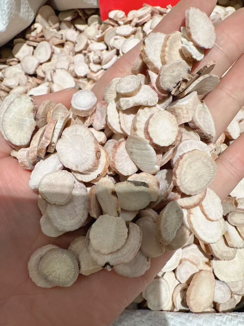 白芍白芍片无硫白芍片产地现货批发量大优惠实物拍摄图