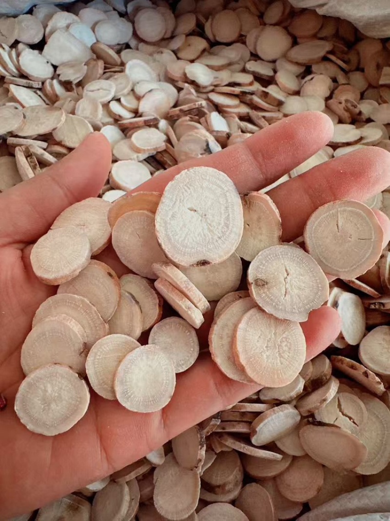白芍白芍片无硫白芍片产地现货批发量大优惠实物拍摄图