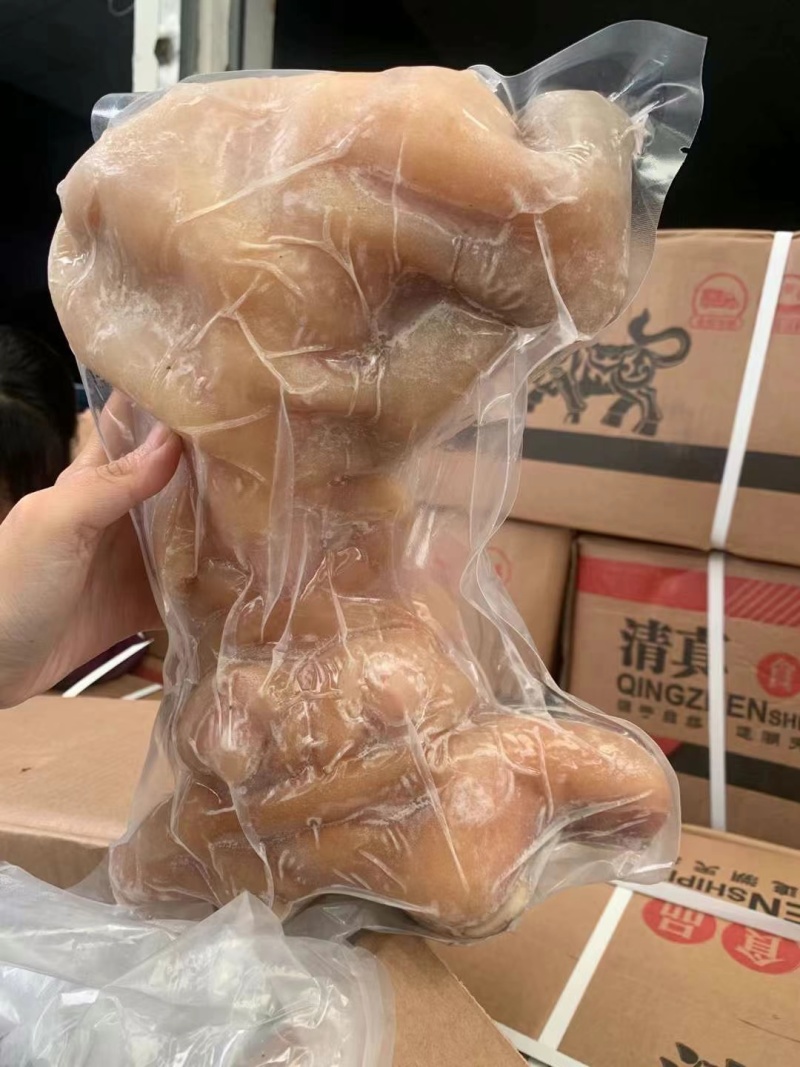 全熟干净无毛带筋去骨牛蹄