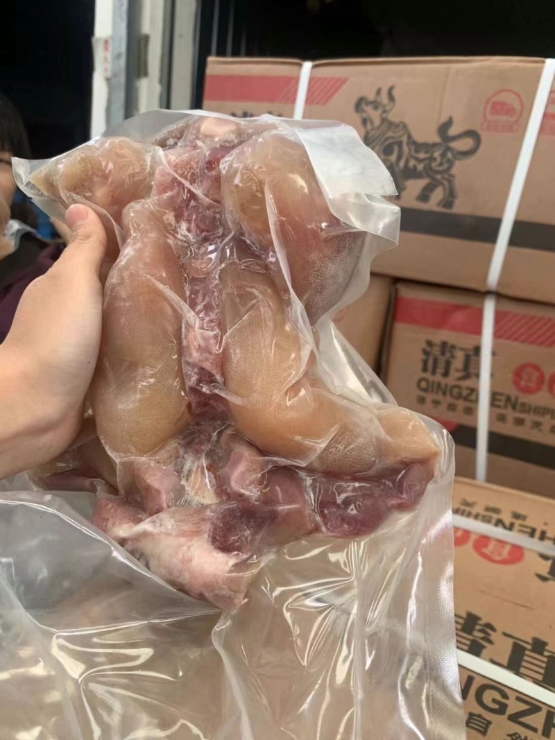 全熟干净无毛带筋去骨牛蹄