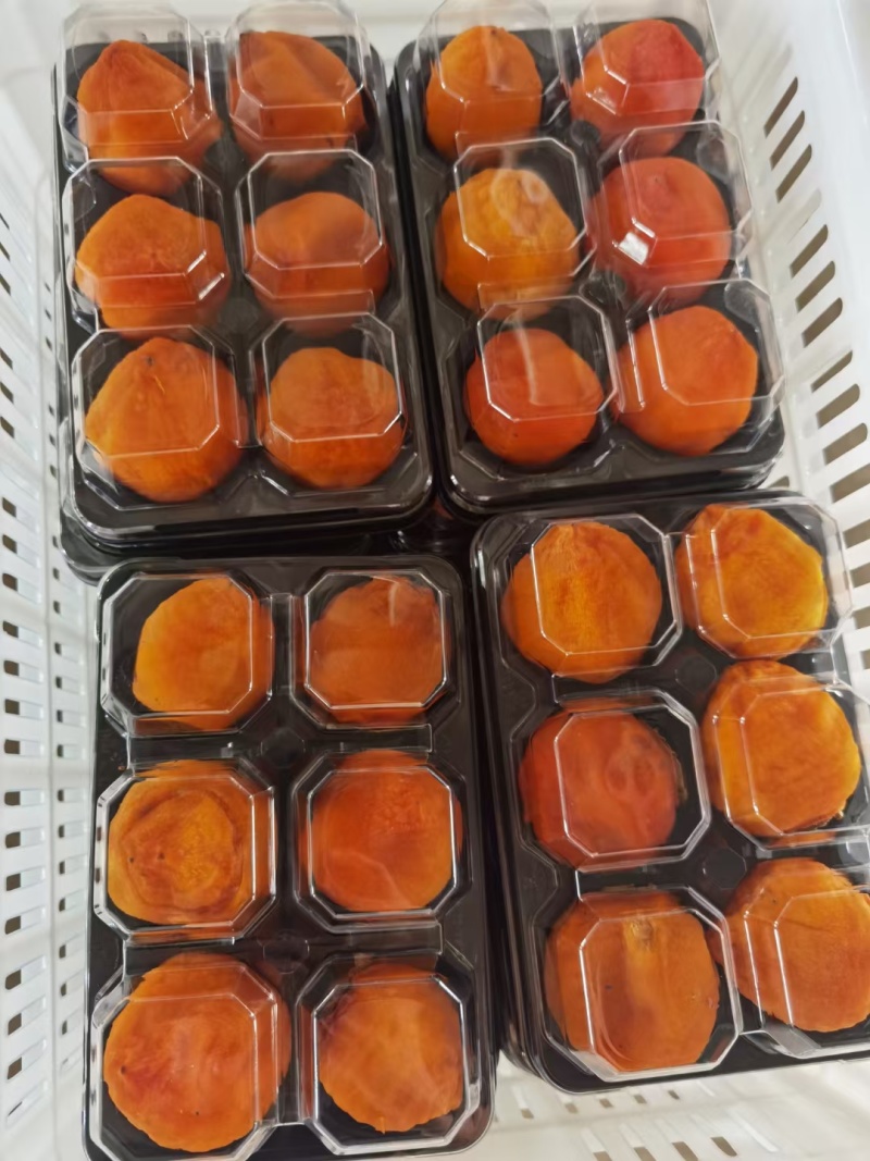 富平冰柿，口感像冰淇淋，味道甜，一斤装，可出口