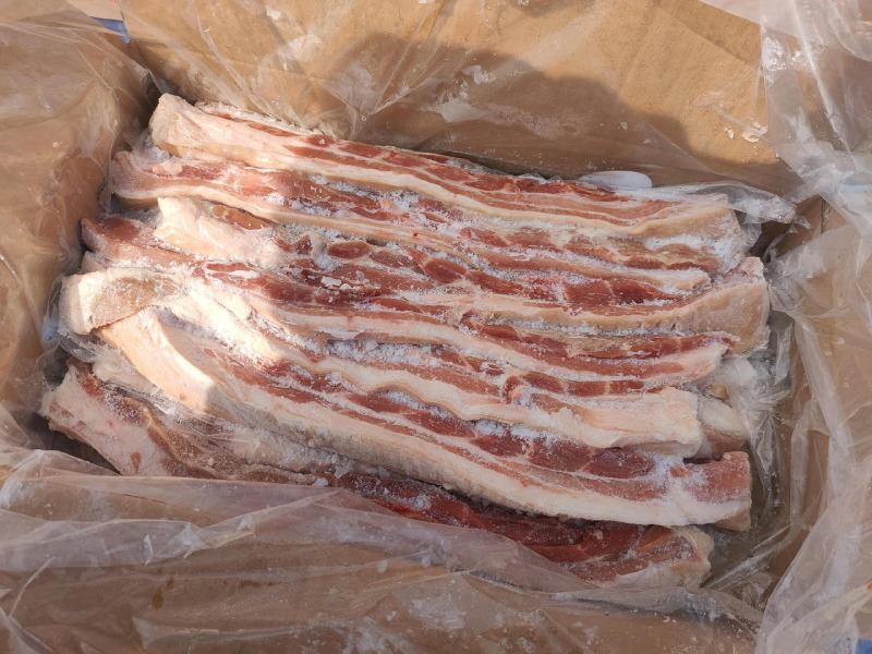 瘦五花肉条170/20斤瘦质量好新货