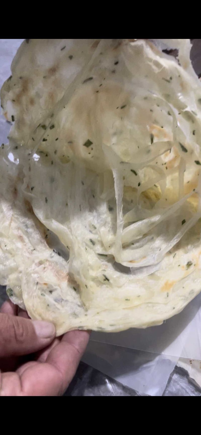 商用手抓饼120g100片装加大加厚装早餐商用批发