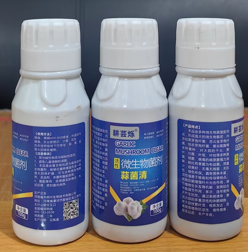 微生物菌剂蒜菌清专门防治大蒜干尖黄叶