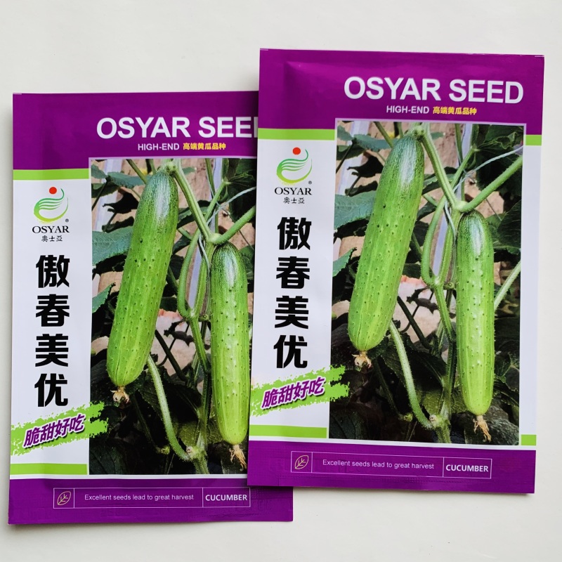 傲春美优水果黄瓜种子脆甜清香强雌性旱黄瓜种子节节有瓜早熟